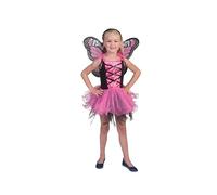 LP Divertissements Déguisement d'elfe fée Papillon Rose 3pcs Enfant 5-8 Ans