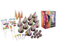 LP Divertissements Kit cotillons Happy Birthday pour 10 Personnes 40 pcs