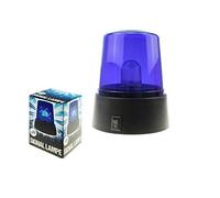 LP Divertissements Lampe gyrophare LED's Bleu 11cm