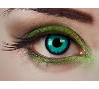 LP Divertissements Lentilles de Contact sorcière Mage Vert Noir 1 Jour - sans Correction Accessoire de déguisement