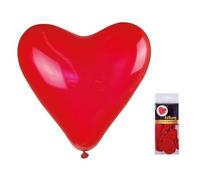 LP Divertissements Lot de 12 Ballons Coeurs Rouges 25cm