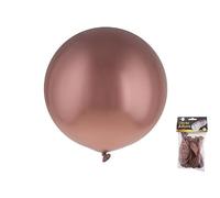 LP Divertissements Lot de 12 Ballons Latex Rond chromé cuivre 30. 5cm