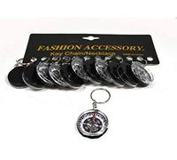 LP Divertissements Lot de 12 - Porte clés Boussole 3. 5cm