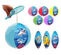 LP Divertissements Lot de 12 - Tape-Balle Racket Ball Dauphin Mix 22cm