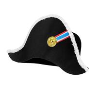 LP Divertissements Lot de 3 - Chapeau de napoléon avec cocarde luxe adulte