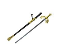 LP Divertissements Lot de 3 - Épée de Mousquetaire avec Fourreau dorée 72cm