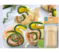 LP Divertissements Lot de 3 - Lot de 20 Piques apéritif en Bois 10. 5cm