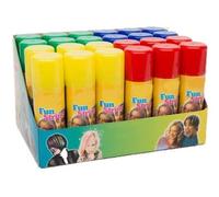 LP Divertissements Lot de 3 - Lot de 24 Bombes à serpentin Fil Fou Mix 83ml