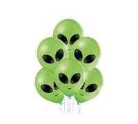 LP Divertissements Lot de 6 Ballons de fête Motif Alien Vert 27cm