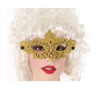 LP Divertissements Lot de 6 - Masque Loup vénitien avec Motifs Or Adulte