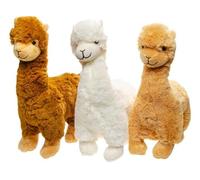 LP Divertissements Lot de 6 - Peluche Lama alpaga Mix 25cm
