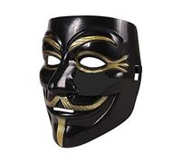 LP Divertissements Masque Anonyme Noir et Or