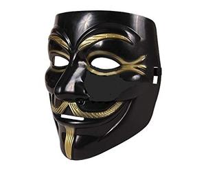 LP Divertissements Masque Anonyme Noir et Or