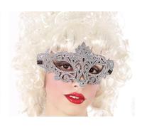 LP Divertissements Masque Loup vénitien avec Motifs Argent Adulte