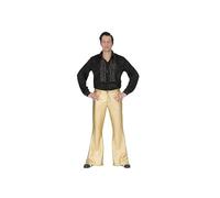 LP Divertissements Pantalon Pattes d'éléphant Or Homme Taille m/l