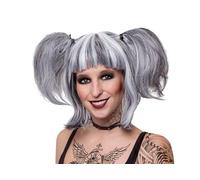 LP Divertissements Perruque Manga Gothique Gris Blanc Adulte