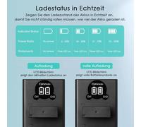 LP-E12 Replacement Battery with Charger and Micro USB & USB-C Port,2 Batteries for Canon EOS M M2 M10 M50 M100 EOS 100D EOS Rebel SL1 EOS Kiss X7 Digital Camera