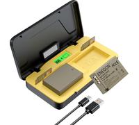 LP-E17 20W Kit Chargeur Rapide Double Batterie (2 x 1500 mAh), Compatible avec Canon EOS R10, R8, RP, R50, R100, M3, M5, M6, 200D, 250D, 77D, 750D, 760D, 800D, 8000D et Plus écran LCD