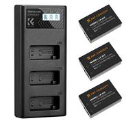 Lp-E17 Batterie Et Lcd Chargeur À Trois Slot 3 X 1250Mah Batterie Compatible Avec Canon Eos Rp, Eos R10, Eos R8, Eos R50, Rebel T8I, T7I, T6I, Canon Sl2, Sl3, Eos 77D, Eos 750D[CLI4741]