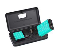 LP-E17 Chargeur de batterie avec lecteur de carte (sans batteries) Compatible avec Canon EOS 200D/200D2/M3/5/6/750D/760D/800D/850D/8000D/9000D/77D/T6i/T6s/X8i/T8i/T7i Digital SLR