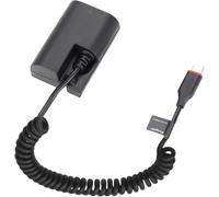 LP-E6 Dummy Batterie Décodeur Batterie Rechange LP-E6 avec câble Adaptateur d'alimentation à Ressort de Type C pour appareils Photo Canon EOS R R5 R6 90D 80D 70D 60Da 5D Mark II III IV 6D Mark II 7D