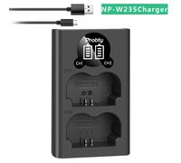 LP-E6 LP-E8 LP-E12 LPE6 NP-FW50 NP-F550 NP-W235 NP-BX1 EN-EL14 EL14 EN-EL15 EN-EL23 LED Caméra Batterie touristes Chargeur - Type NP-W235 Charger