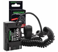 LP-E6NH Dummy Batterie USB-C Premium Adaptateur Compatible avec Canon LP-E6 LP-E6N VP-DRE6 EOS R5 R6 R6II R7 5D Mark II Mark III 60D 60Da 70D 80D 90D XC10 XC15 Bloc d'alimentation Chargeur
