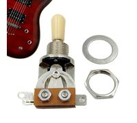 LP Electric Guitar 3 Way Toggle Switch - 5.1cm Metal ABS Pickup Selector Control With 3 Position Rhythm Treble Ring | Anti Slip Guitar Accessory Replacement Part