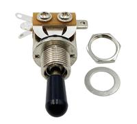 LP Electric Guitar 3 Way Toggle Switch - 5.1cm Metal ABS Pickup Selector Control With 3 Position Rhythm Treble Ring | Anti Slip Guitar Accessory Replacement Part