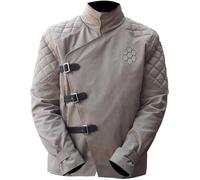 LP-FACON Jason Statham Beekeper Veste en coton pour homme - Veste légère pour cosplay - Veste matelassée marron pour homme, marron, M