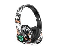 LP Fusion P35 Graffiti Casque Gaming sans Fil - LED RGB, Son Stéréo 3D, Micro Réduction de Bruit, Bluetooth et Filaire, pour PC et Autres appareils Bluetooth Tech