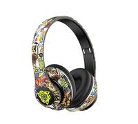LP Fusion P35 Graffiti Casque Gaming sans Fil - LED RGB, Son Stéréo 3D, Micro Réduction de Bruit, Bluetooth et Filaire, pour PC et Autres appareils Bluetooth Tech