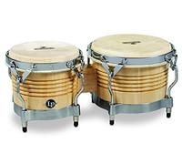 LP Latin Percussion Bongo Matador Bois naturel clair/chrome HW M201-AWC