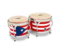 LP Latin Percussion Bongo Matador Drapeau portoricain M201-PR