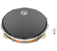 LP Latin Percussion LP3010 Pandeiro Brésilien 10" Peau Noir synthétique