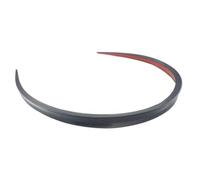 Lıp Spoiler Lıp Autocollant de becquet de Voiture, Garniture de Coffre, Aile Universelle de 120cm, Capot Noir, Porte de Trappe, lèvre légère, Toit en PU Flexible Séparateur de Lèvre