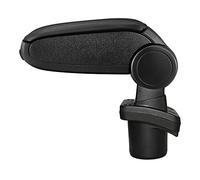 LP Trade Accoudoir Central pour C2 | Accessoire Console de Rangement et Repose-bras avec Compartiment Organiseur | Pièce Détachée d'Intérieur de Voiture | Simili Cuir Noir - Couture Noire