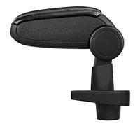 LP Trade Accoudoir Central pour Clio 4 IV | Accessoire Console de Rangement et Repose-bras avec Compartiment Organiseur | Pièce Détachée d'Intérieur de Voiture | Simili Cuir Noir - Couture Blanche