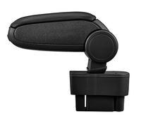 LP Trade Accoudoir Central pour Corsa D | Accessoire Console de Rangement et Repose-bras avec Compartiment Organiseur | Pièce Détachée d'Intérieur de Voiture | Simili Cuir Noir - Couture Noire