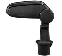 LP Trade Accoudoir Central pour Duster 1 I | Accessoire Console de Rangement et Repose-bras avec Compartiment Organiseur | Pièce Détachée d'Intérieur de Voiture | Simili Cuir Noir - Couture Blanche