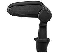 LP Trade Accoudoir Central pour Duster 1 I | Accessoire Console de Rangement et Repose-bras avec Compartiment Organiseur | Pièce Détachée d'Intérieur de Voiture | Simili Cuir Noir - Couture Noire