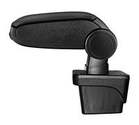 LP Trade Accoudoir Central pour Ibiza 5 V 6F | Accessoire Console de Rangement et Repose-bras avec Compartiment Organiseur | Pièce Détachée d'Intérieur de Voiture | Simili Cuir Noir - Couture Noire