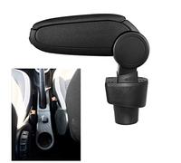 LP Trade Accoudoir Central pour Twingo 3 III | Accessoire Console de Rangement et Repose-bras avec Compartiment Organiseur | Pièce Détachée d'Intérieur de Voiture | Tissu Noir