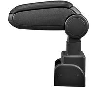 LP Trade Accoudoir Central pour Zafira A | Accessoire Console de Rangement et Repose-bras avec Compartiment Organiseur | Pièce Détachée d'Intérieur de Voiture | Simili Cuir Noir - Couture Noire