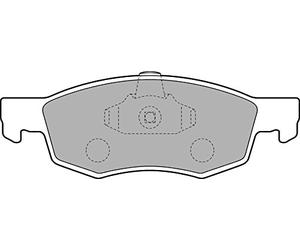 LP1796 Disc Brake Pads
