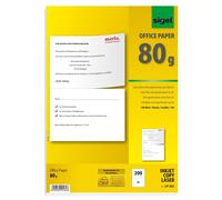 [LP202] sigel Boite 100 feuilles Papier universel "MultiPrint" 80g A4 perforé...