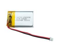 EFASO Batterie LiPo rechargeable 402030 – 3,7 V 220 mAh – PCM – Connecteur JST PH1,25 2 broches