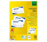 [LP798] sigel Cartes de visite 3C, 85 x 55 mm, 225 g extra blanc, 100 sur 10f