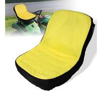 LP92334 Grande housse de siège rembourrée pour tondeuse autoportée jusqu'à 45,7 cm de haut pour tondeuse John Deere et Gator | Tissu Oxford 300D, confortable, poches pratiques, imperméable