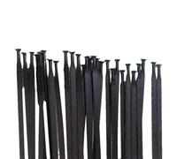 LPACXBYD 10 pièces a parlé for Roues à Rayons vélo de Route Rayons Plats Droits avec Capuchon de Rayon Rayons de vélo en Acier Inoxydable pour Les vélos(265mm 10pcs)